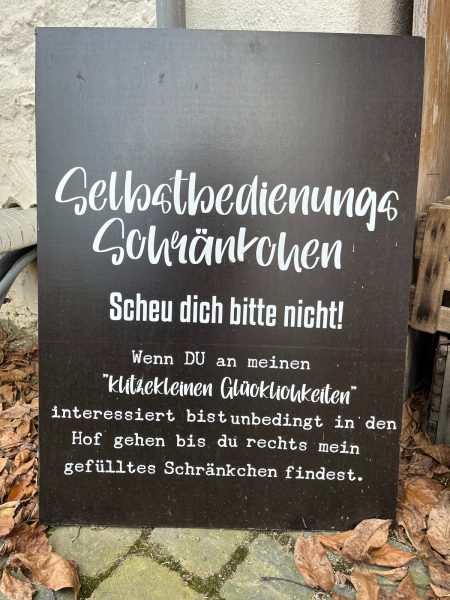 Schrännkchen-Schild